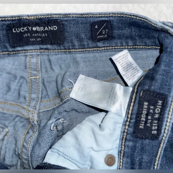 Lucky Brand Jeans High Rise Skinny Bridgette Ankle - Picture 7 of 7